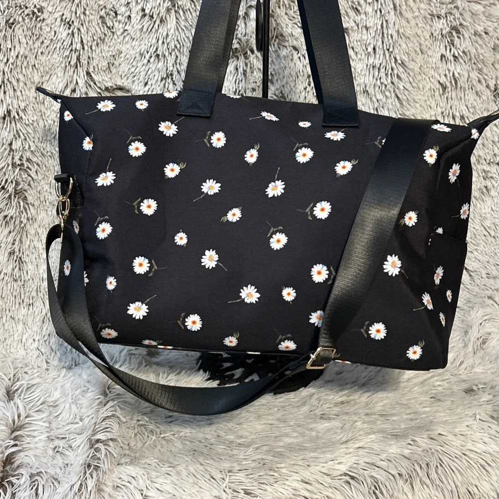 Alice + Olivia Daisy Print Weekender Duffel Bag By Stacey Bendet 16
